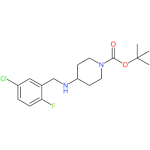 tert-Butyl 4-(5-chloro-2-fluorobenzylamino)piperidine-1-carboxylate