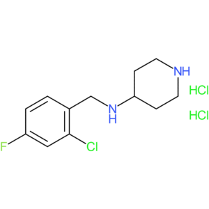 N-(2-Chloro-4-fluorobenzyl)piperidin-4-amine dihydrochloride