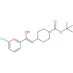 tert-Butyl 4-(3-chlorobenzamido)piperidine-1-carboxylate