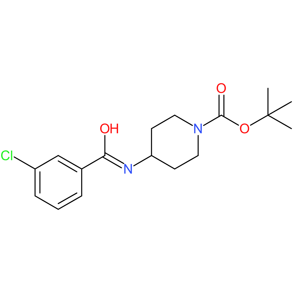 tert-Butyl 4-(3-chlorobenzamido)piperidine-1-carboxylate