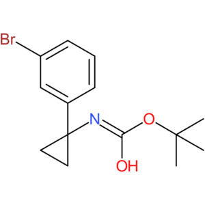 tert-Butyl N-[1-(3-bromophenyl)cyclopropyl]carbamate