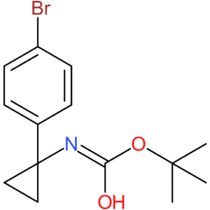 tert-Butyl N-[1-(4-bromophenyl)cyclopropyl]carbamate