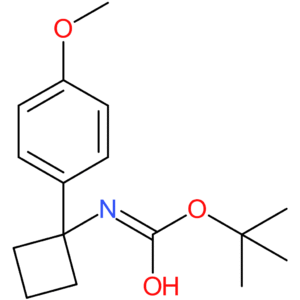 tert-Butyl N-[1-(4-methoxyphenyl)cyclobutyl]carbamate