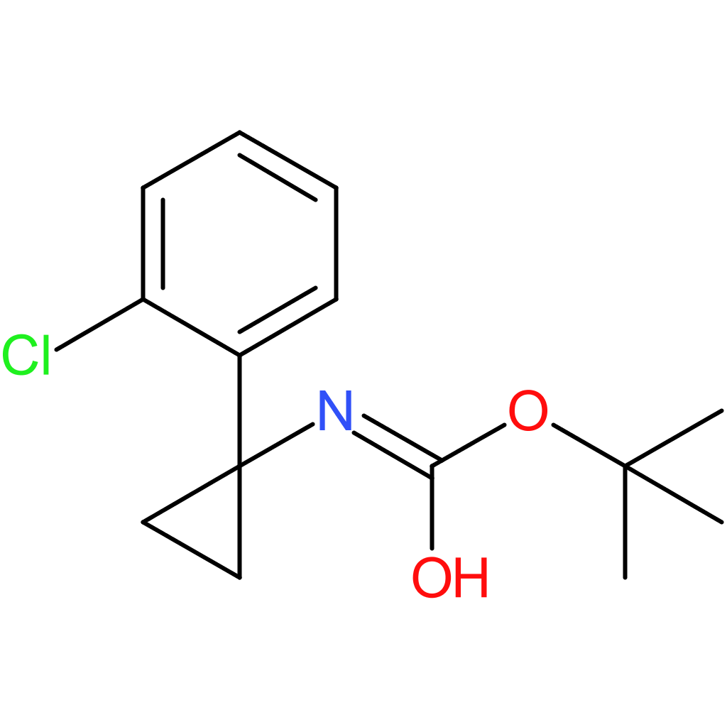 tert-Butyl N-[1-(2-chlorophenyl)cyclopropyl]carbamate