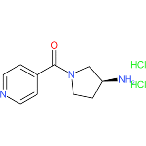 (S)-1-[(Pyridin-4-yl)carbonyl]pyrrolidin-3-amine dihydrochloride