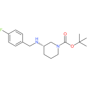 (S)-tert-Butyl 3-{[(4-fluorophenyl)methyl]amino}piperidine-1-carboxylate