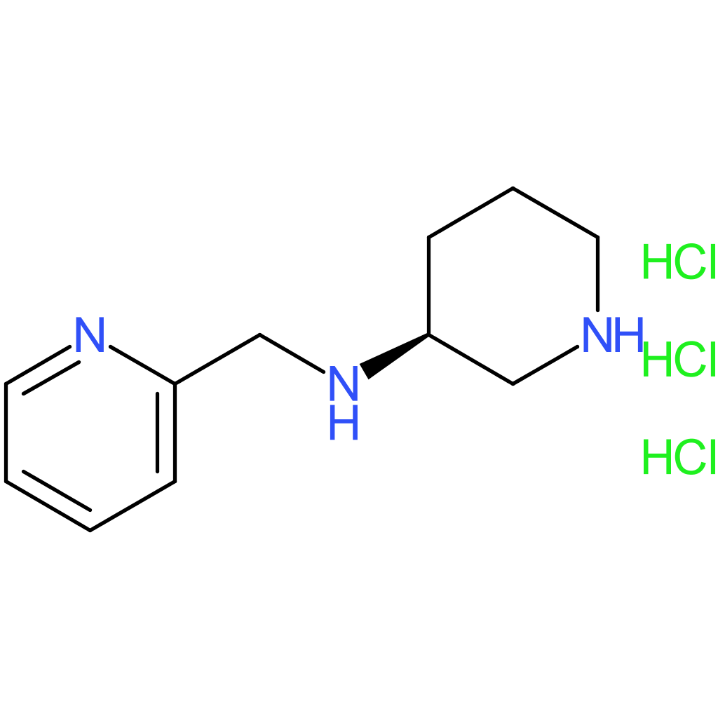 (S)-N-(Pyridin-2-ylmethyl)piperidin-3-amine trihydrochloride