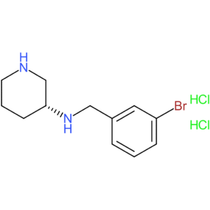 (R)-N-[(3-Bromophenyl)methyl]piperidin-3-amine dihydrochloride