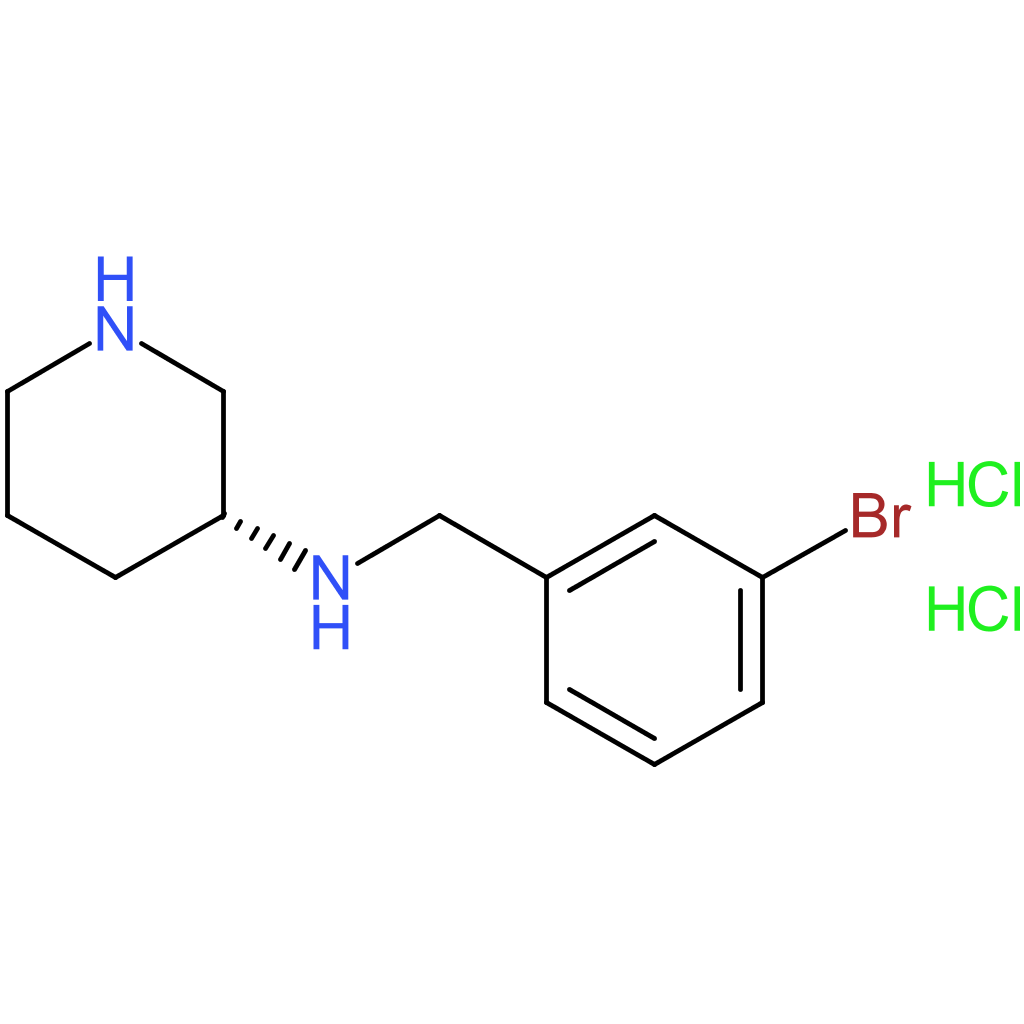 (R)-N-[(3-Bromophenyl)methyl]piperidin-3-amine dihydrochloride