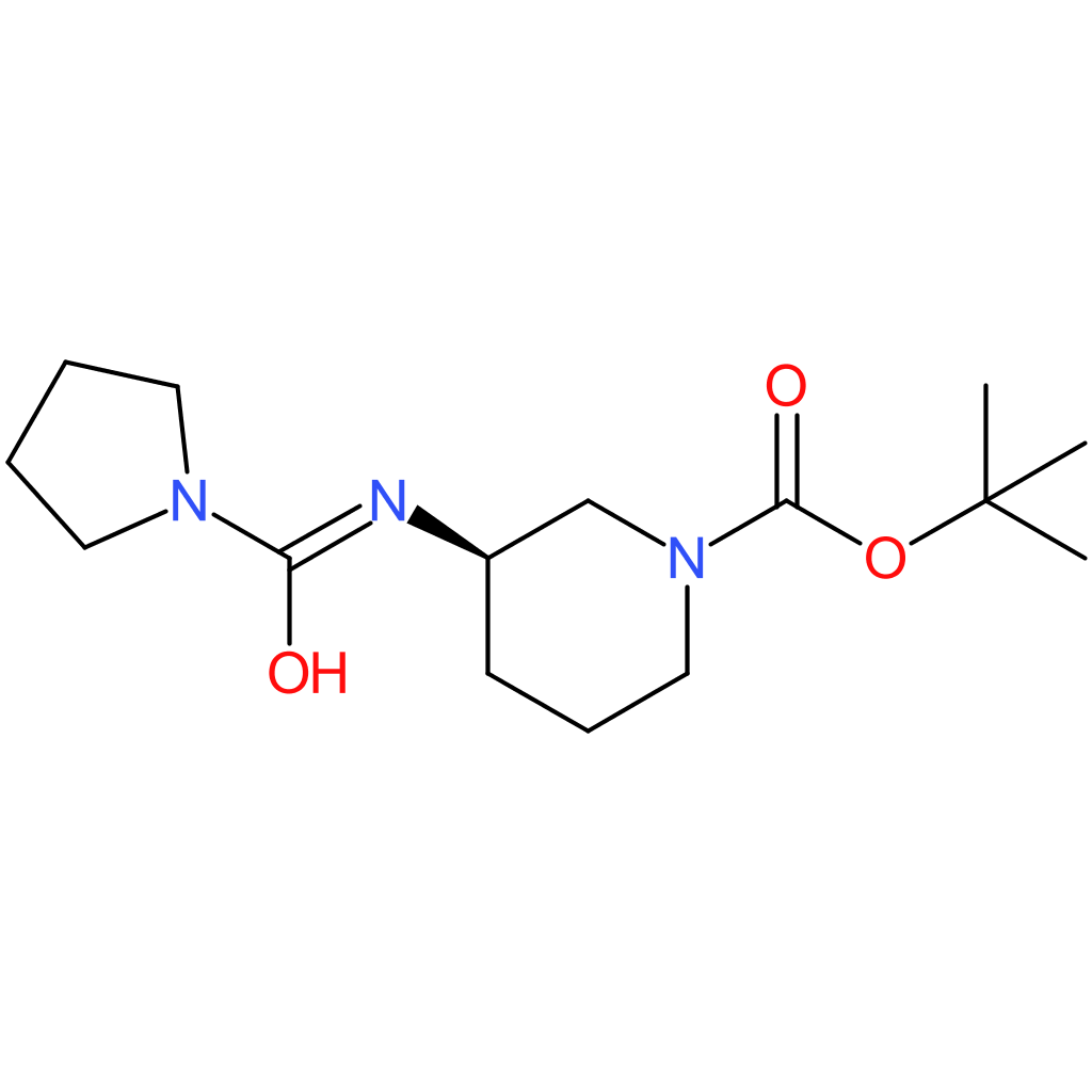 (R)-tert-Butyl 3-{[(pyrrolidin-1-yl)carbonyl]amino}piperidine-1-carboxylate