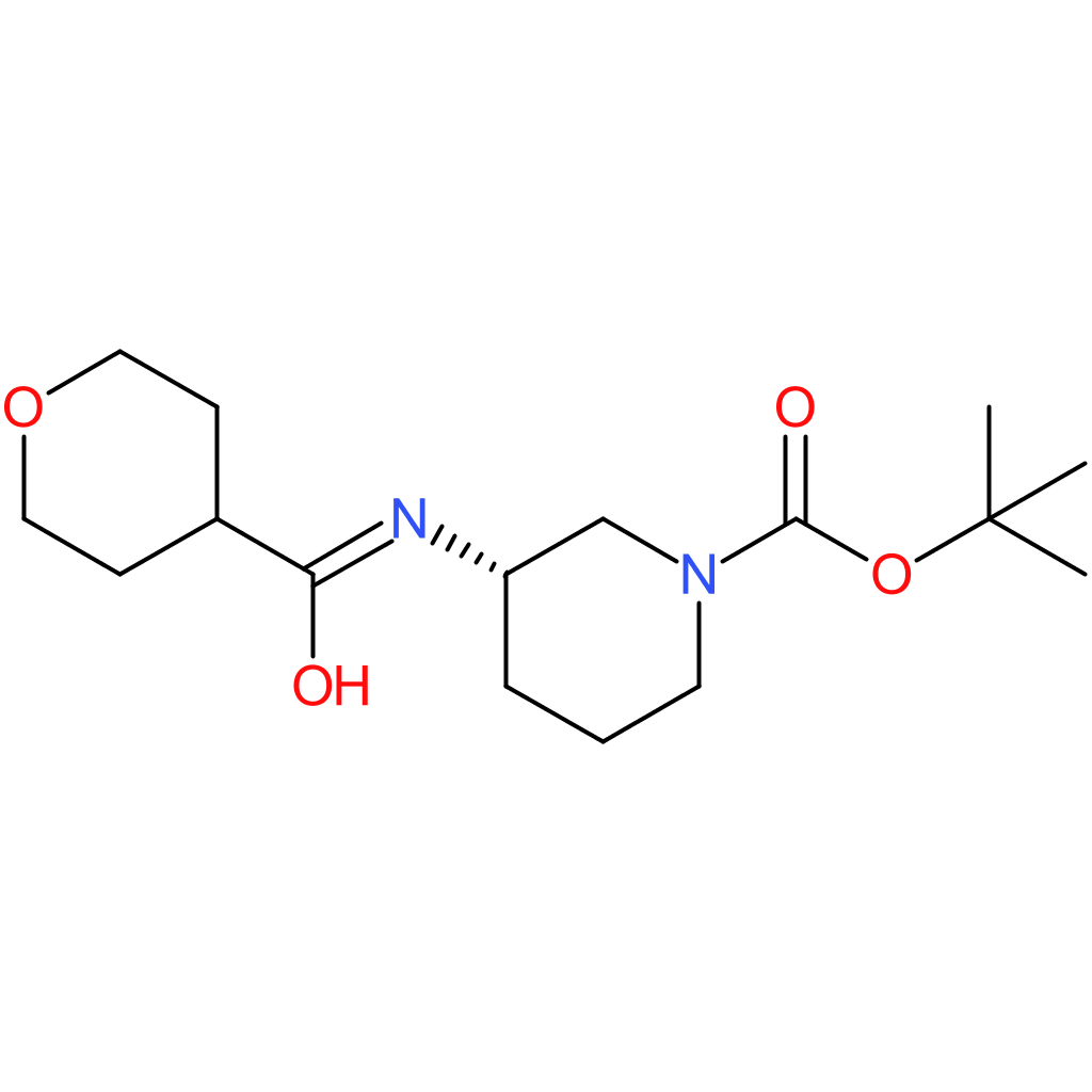 (S)-tert-Butyl 3-(oxane-4-carbonylamino)piperidine-1-carboxylate