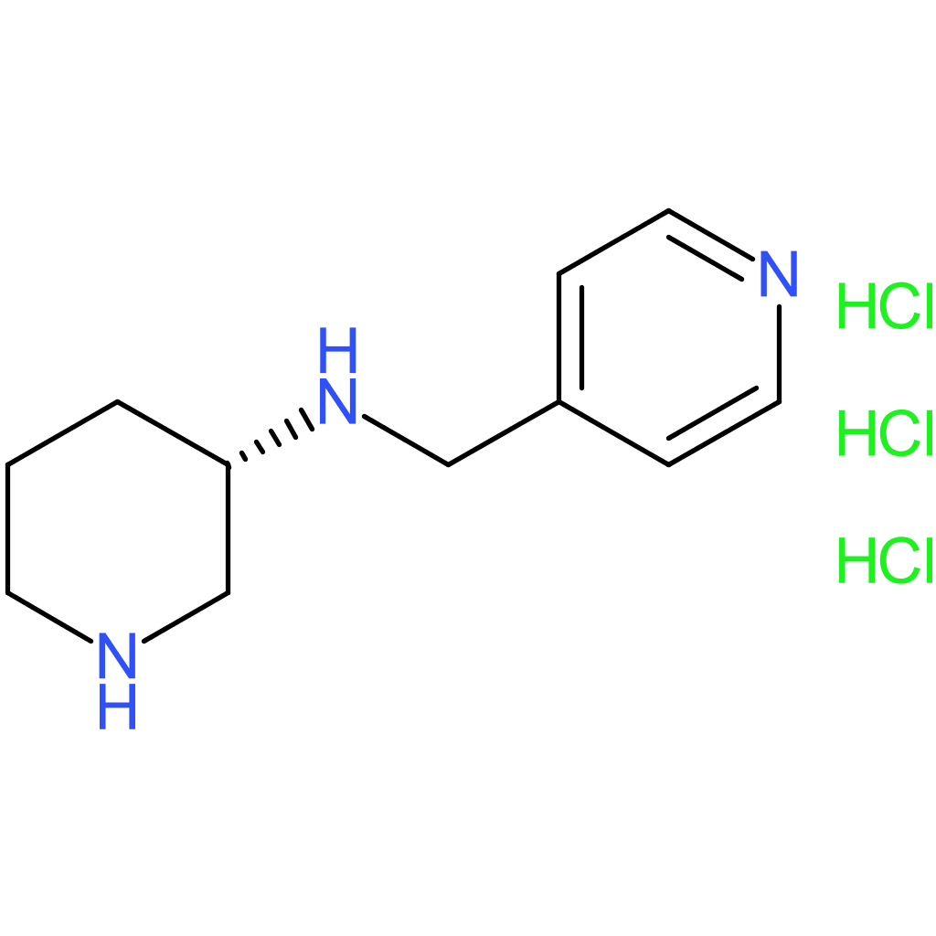 (S)-N-(Pyridin-4-ylmethyl)piperidin-3-amine trihydrochloride