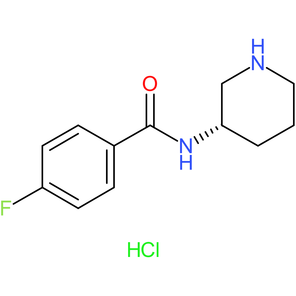 (S)-4-Fluoro-N-(piperidin-3-yl)benzamide hydrochloride