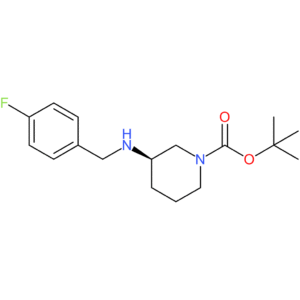 (R)-tert-Butyl 3-{[(4-fluorophenyl)methyl]amino}piperidine-1-carboxylate