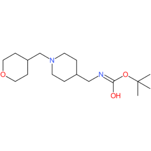 tert-Butyl {1-[(tetrahydro-2H-pyran-4-ylmethyl)piperidin-4-yl]methyl}carbamate