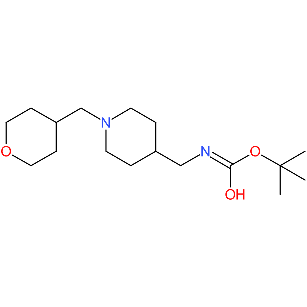 tert-Butyl {1-[(tetrahydro-2H-pyran-4-ylmethyl)piperidin-4-yl]methyl}carbamate