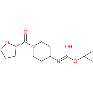 (S)-tert-Butyl 1-(tetrahydrofuran-2-carbonyl)piperidin-4-ylcarbamate