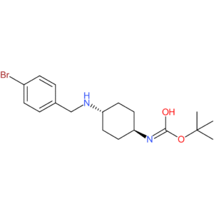 tert-Butyl (1R*,4R*)-4-(4-bromobenzylamino)cyclohexylcarbamate