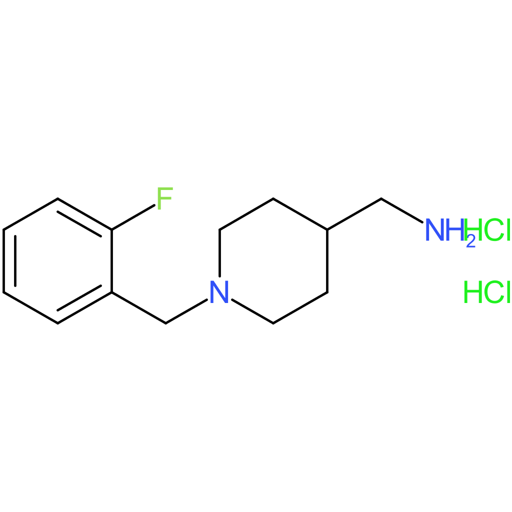 [1-(2-Fluorobenzyl)piperidin-4-yl]methanamine dihydrochloride
