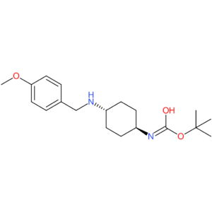 tert-Butyl (1R*,4R*)-4-(4-methoxybenzylamino)cyclohexylcarbamate