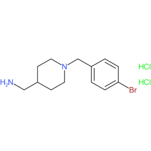 [1-(4-Bromobenzyl)piperidin-4-yl]methanamine dihydrochloride