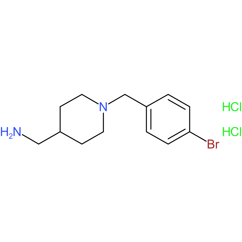 [1-(4-Bromobenzyl)piperidin-4-yl]methanamine dihydrochloride