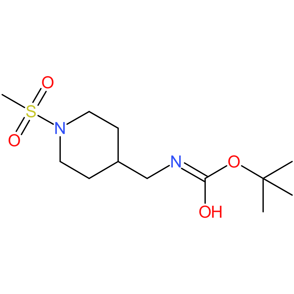 tert-Butyl {[1-(methylsulfonyl)piperidin-4-yl]methyl}carbamate