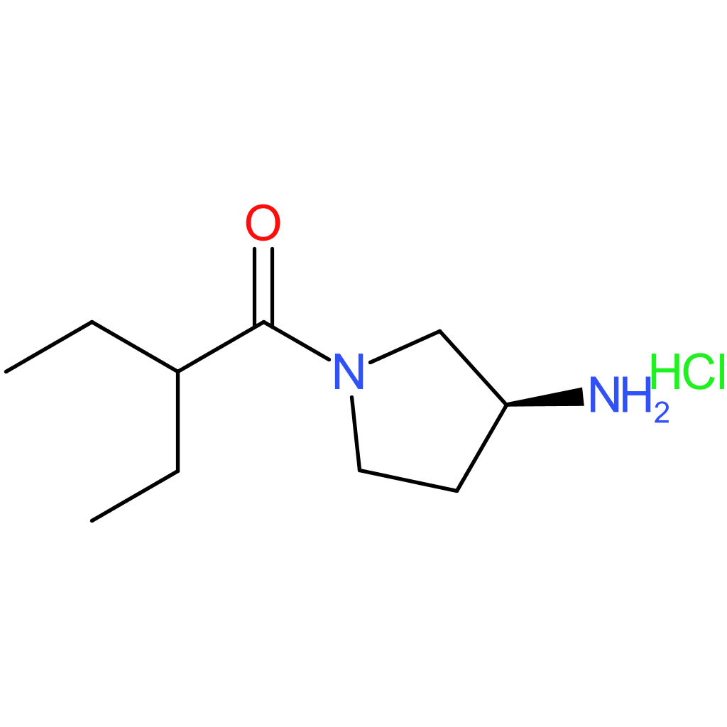 (S)-1-(3-Aminopyrrolidin-1-yl)-2-ethylbutan-1-one hydrochloride