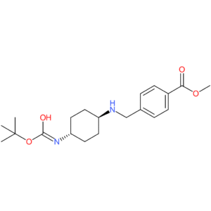 Methyl 4-{[(1R*,4R*)-4-(tert-butoxycarbonylamino)cyclohexylamino]methyl}benzoate