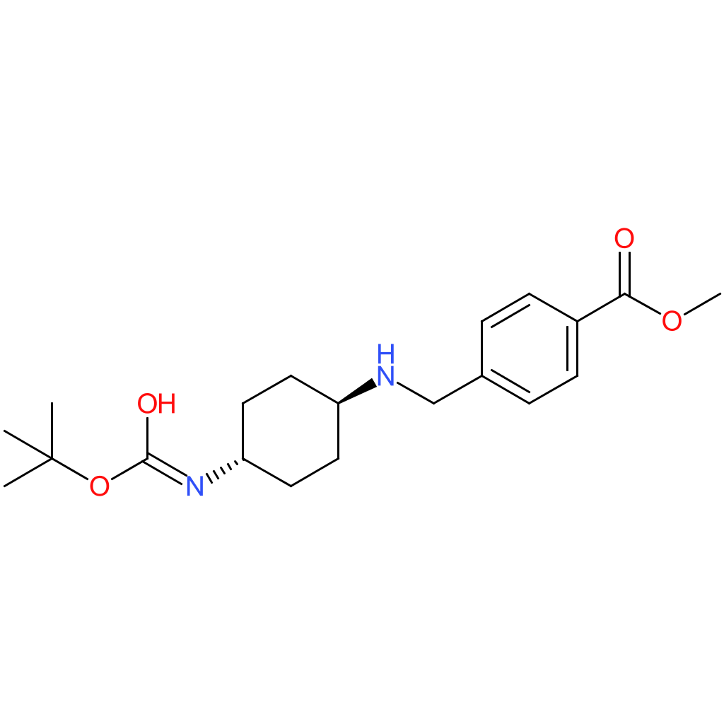 Methyl 4-{[(1R*,4R*)-4-(tert-butoxycarbonylamino)cyclohexylamino]methyl}benzoate