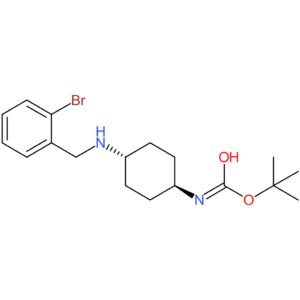 tert-Butyl (1R*,4R*)-4-(2-bromobenzylamino)cyclohexylcarbamate