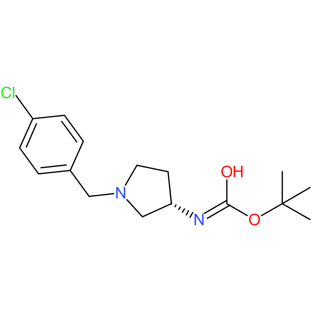 (S)-tert-Butyl 1-(4-chlorobenzyl)pyrrolidin-3-ylcarbamate
