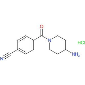 4-(4-Aminopiperidine-1-carbonyl)benzonitrile hydrochloride
