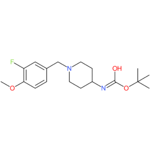 tert-Butyl 1-(3-fluoro-4-methoxybenzyl)piperidin-4-ylcarbamate