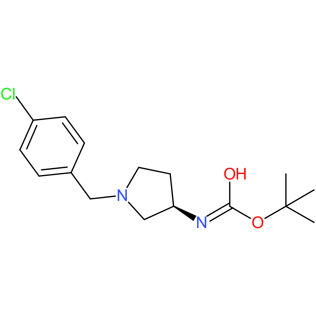 (R)-tert-Butyl 1-(4-chlorobenzyl)pyrrolidin-3-ylcarbamate