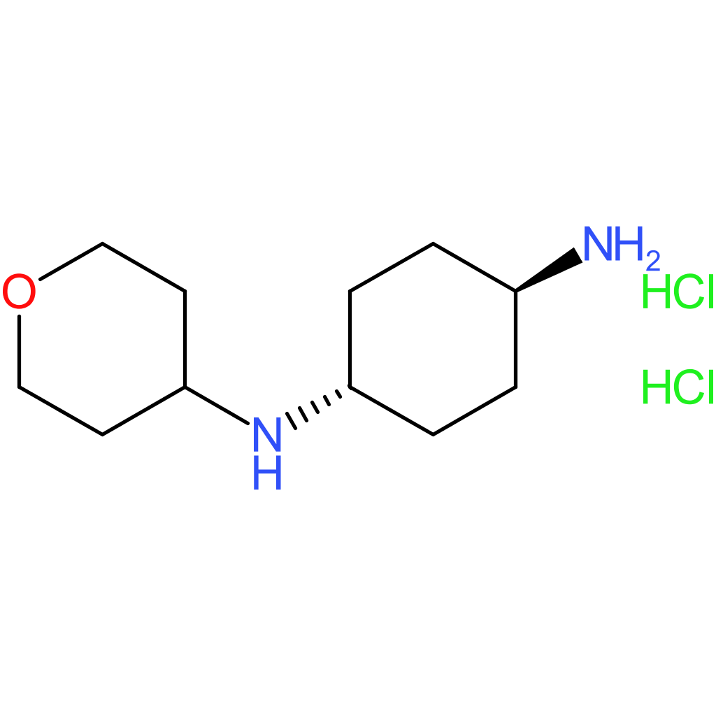 (1R*,4R*)-N1-(Tetrahydro-2H-pyran-4-yl)cyclohexane-1,4-diamine dihydrochloride