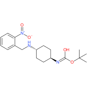 tert-Butyl (1R*,4R*)-4-(2-nitrobenzylamino)cyclohexylcarbamate