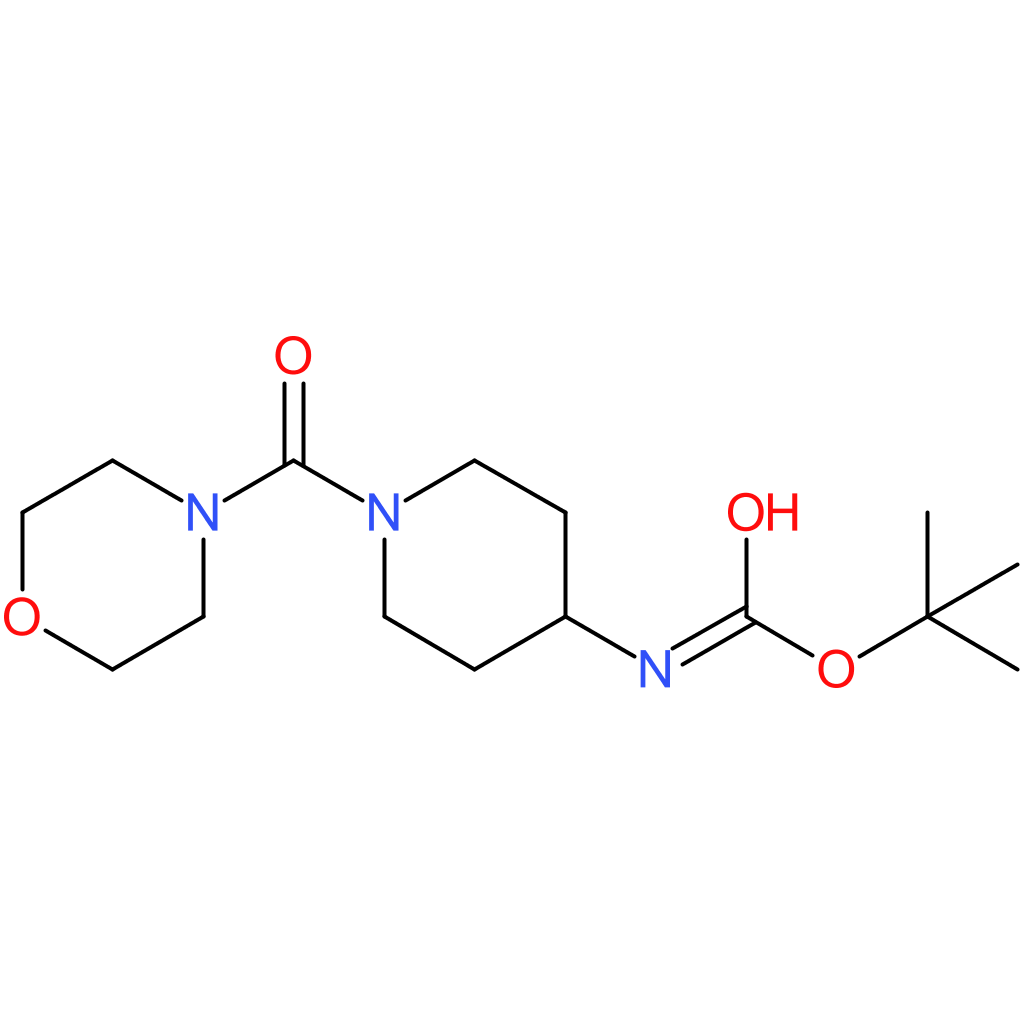 tert-Butyl 1-(morpholine-4-carbonyl)piperidin-4-ylcarbamate