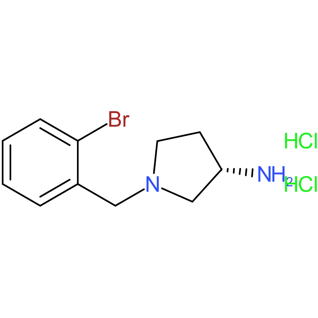 (S)-1-(2-Bromobenzyl)pyrrolidin-3-amine dihydrochloride