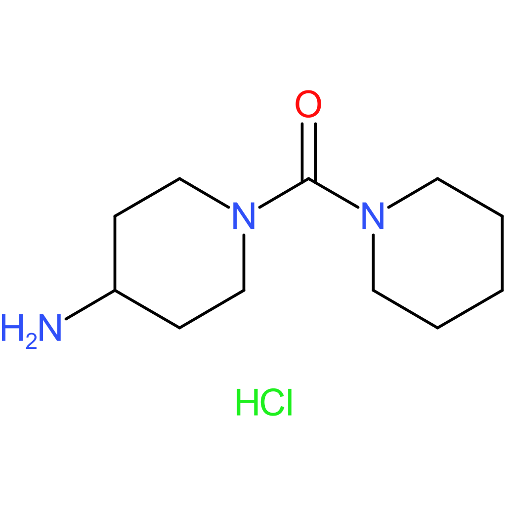 (4-Aminopiperidin-1-yl)(piperidin-1-yl)methanone hydrochloride