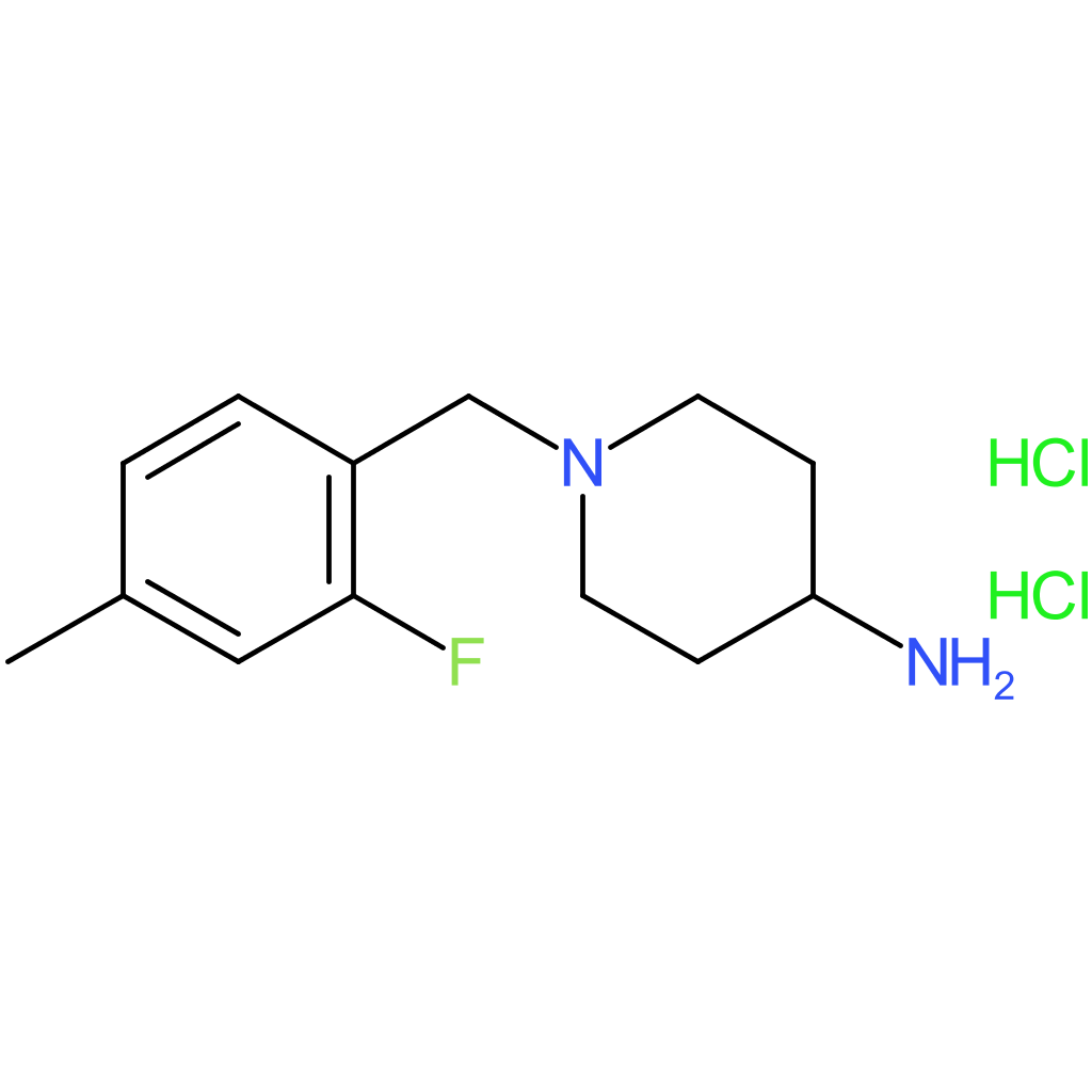 1-(2-Fluoro-4-methylbenzyl)piperidin-4-amine dihydrochloride