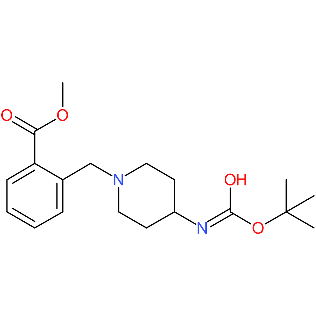 Methyl 2-{[4-(tert-butoxycarbonylamino)piperidin-1-yl]methyl}benzoate