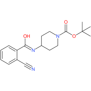 tert-Butyl 4-(2-cyanobenzoylamino)piperidine-1-carboxylate