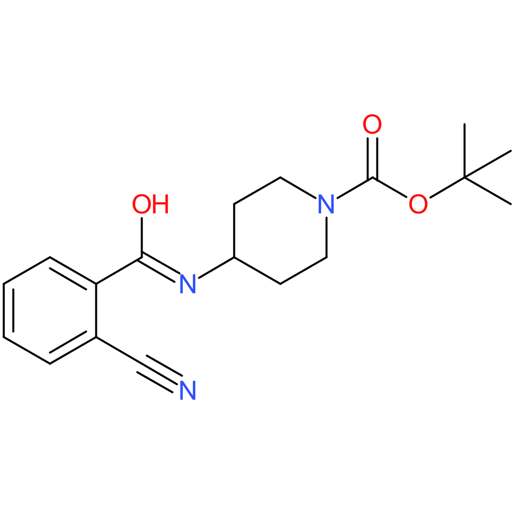 tert-Butyl 4-(2-cyanobenzoylamino)piperidine-1-carboxylate