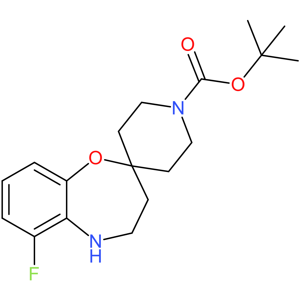 tert-Butyl 6-fluoro-4,5-dihydro-3H-spiro[1,5-benzoxazepine-2,4′-piperidine]-1′-carboxylate