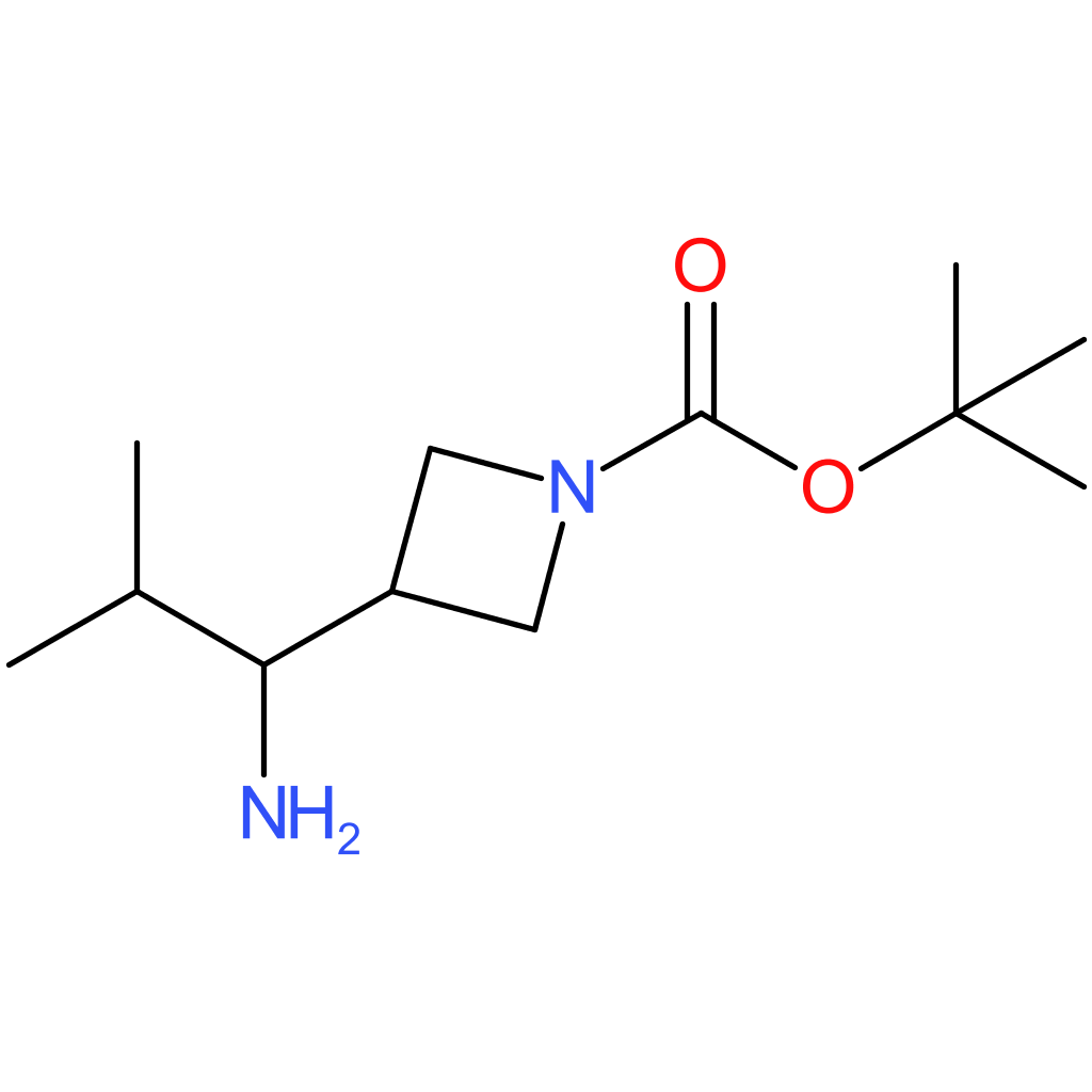 tert-Butyl 3-(1-amino-2-methylpropyl)azetidine-1-carboxylate