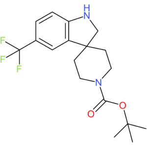tert-Butyl 5-(trifluoromethyl)-1,2-dihydrospiro[indole-3,4′-piperidine]-1′-carboxylate