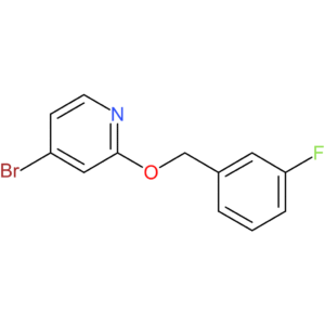 4-Bromo-2-(3-fluorobenzyloxy)pyridine