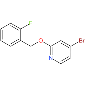 4-Bromo-2-(2-fluorobenzyloxy)pyridine