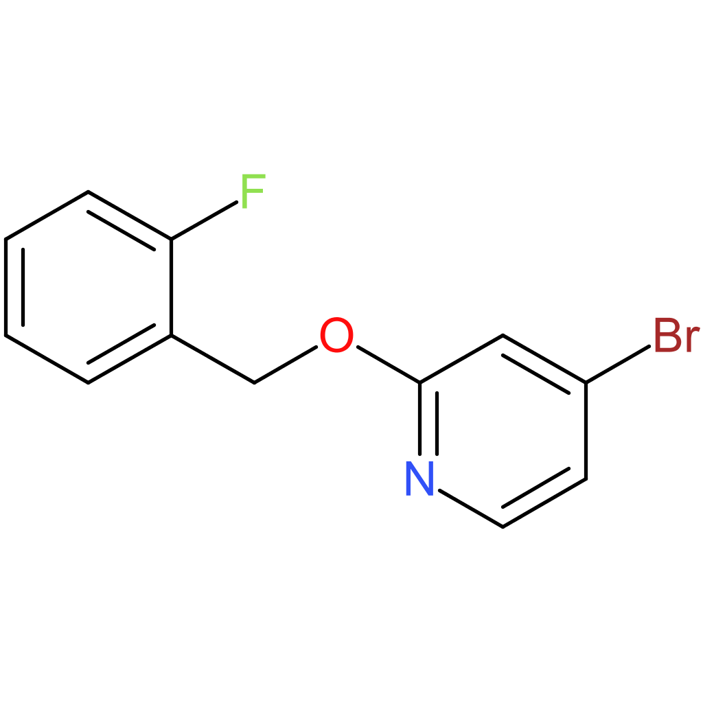 4-Bromo-2-(2-fluorobenzyloxy)pyridine